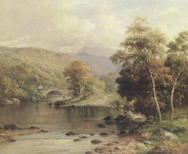 William henry mander On the Mawddach,near Dolgelly (mk37) oil painting picture